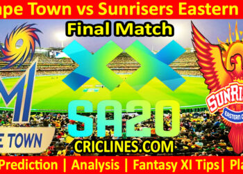 Today Match Prediction-MICT vs SEC-SA20 T20 2025-Dream11-Final Match-Who Will Win