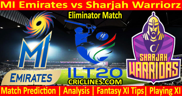 Today Match Prediction-MIE vs SW-IL T20 2025-Eliminator Match-Who Will Win