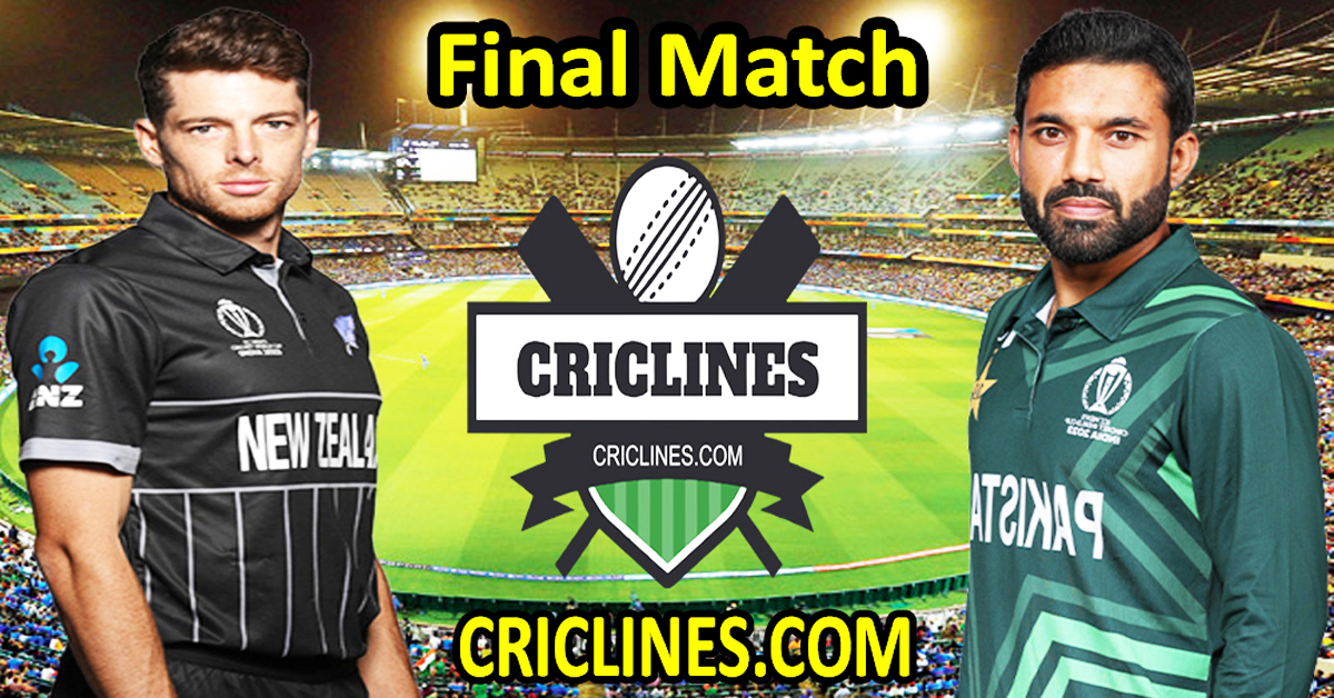 Today Match Prediction-New Zealand vs Pakistan-Dream11-Final-Pakistan ODI Tri-Series 2025-Who Will Win