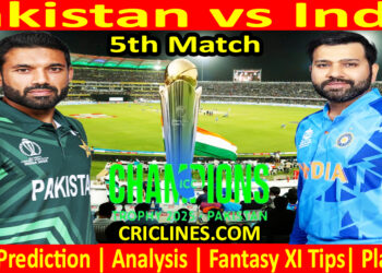 Today Match Prediction-PAK vs IND-ICC Champions Trophy-CT 2025-5th Match-Who Will Win