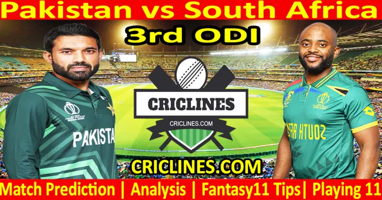 Today Match Prediction-PAK vs SA-Dream11-3rd ODI-Pakistan ODI Tri-Series 2025-Who Will Win