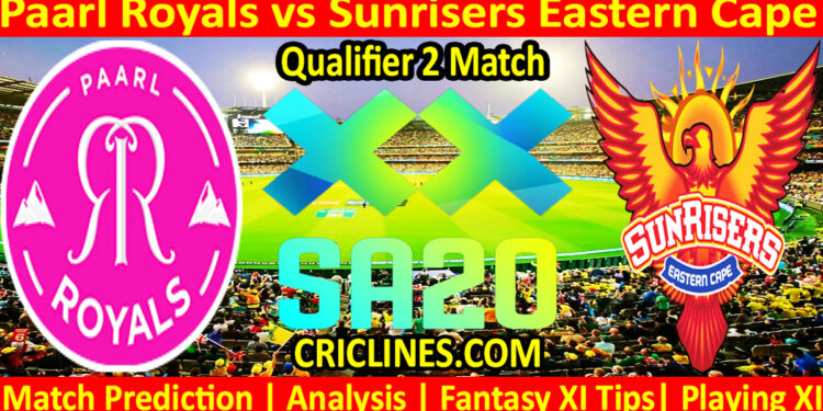 Today Match Prediction-PR vs SEC-SA20 T20 2025-Dream11-Qualifier 2 Match-Who Will Win