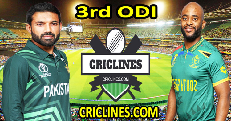 Today Match Prediction-Pakistan vs South Africa-Dream11-3rd ODI-Pakistan ODI Tri-Series 2025-Who Will Win