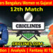Today Match Prediction-RCBW vs GGW-WPL T20 2025-12th Match-Dream11-Who Will Win