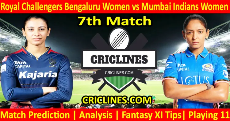 Today Match Prediction-RCBW vs MIW-WPL T20 2025-7th Match-Dream11-Who Will Win