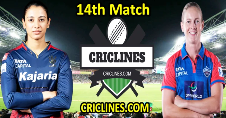 Today Match Prediction-Royal Challengers Bengaluru Women vs Delhi Capitals Women-WPL T20 2025-14th Match-Dream11-Who Will Win