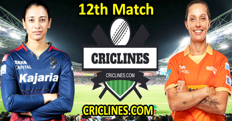 Today Match Prediction-Royal Challengers Bengaluru Women vs Gujarat Giants Women-WPL T20 2025-12th Match-Dream11-Who Will Win
