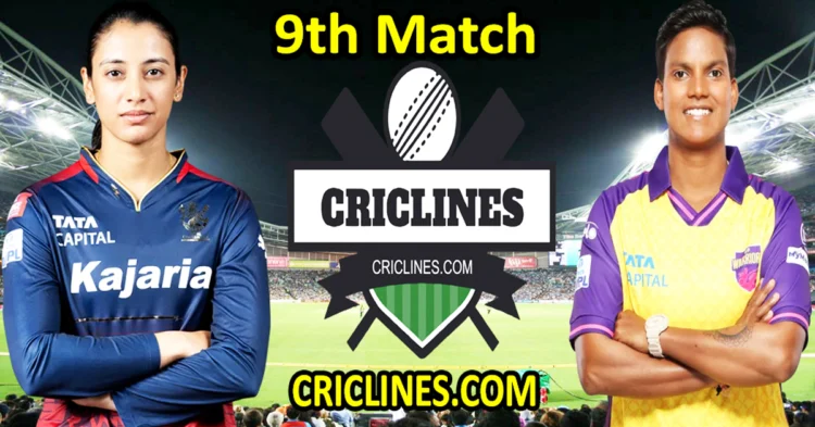 Today Match Prediction-Royal Challengers Bengaluru Women vs UP Warriorz Women-WPL T20 2025-9th Match-Dream11-Who Will Win