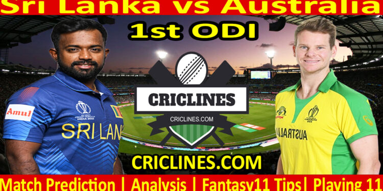 Today Match Prediction-SL vs AUS-Dream11-1st ODI-2025-Who Will Win