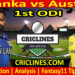 Today Match Prediction-SL vs AUS-Dream11-1st ODI-2025-Who Will Win