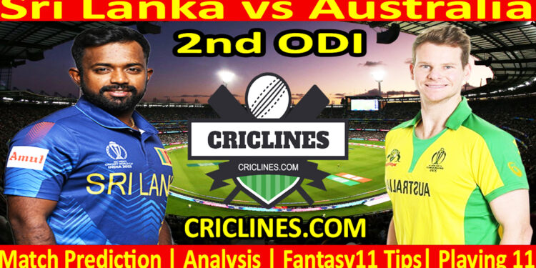 Today Match Prediction-SL vs AUS-Dream11-2nd ODI-2025-Who Will Win
