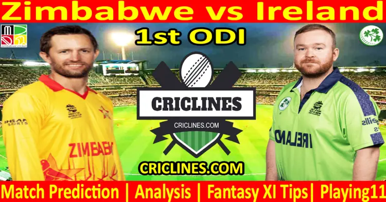 Today Match Prediction-ZIM vs IRE-Dream11-1st ODI Match-2025-Who Will Win