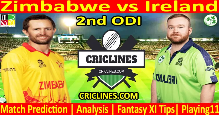 Today Match Prediction-ZIM vs IRE-Dream11-2nd ODI Match-2025-Who Will Win