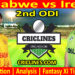 Today Match Prediction-ZIM vs IRE-Dream11-2nd ODI Match-2025-Who Will Win