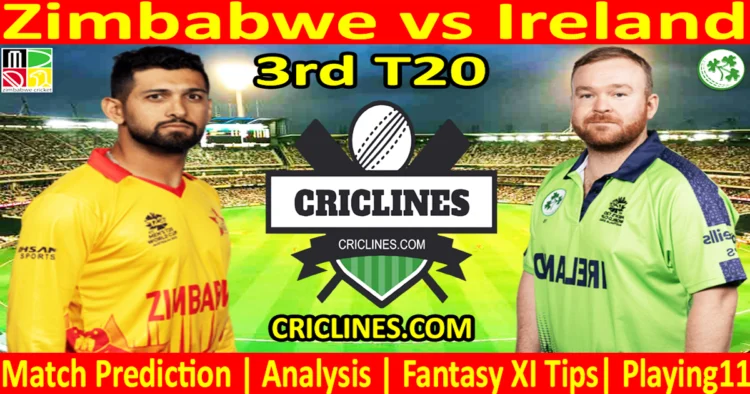 Today Match Prediction-ZIM vs IRE-Dream11-3rd T20 Match-2025-Who Will Win