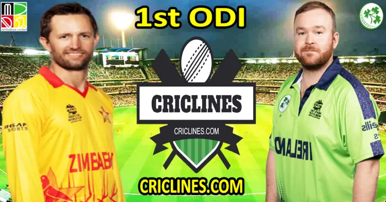 Today Match Prediction-Zimbabwe vs Ireland-Dream11-1st ODI Match-2025-Who Will Win