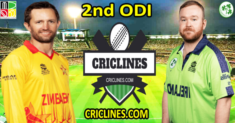 Today Match Prediction-Zimbabwe vs Ireland-Dream11-2nd ODI Match-2025-Who Will Win