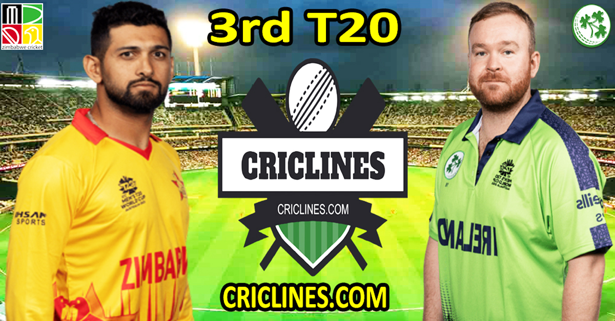 Today Match Prediction-Zimbabwe vs Ireland-Dream11-3rd T20 Match-2025-Who Will Win