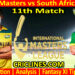 Today Match Prediction-AUSM vs SAM-IML T20 2025-11th Match-Who Will Win