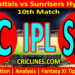Today Match Prediction-DC vs SRH-IPL Match Today 2025-10th Match-Venue Details-Dream11-Toss Update-Who Will Win