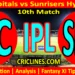 Today Match Prediction-DC vs SRH-IPL Match Today 2025-10th Match-Venue Details-Dream11-Toss Update-Who Will Win