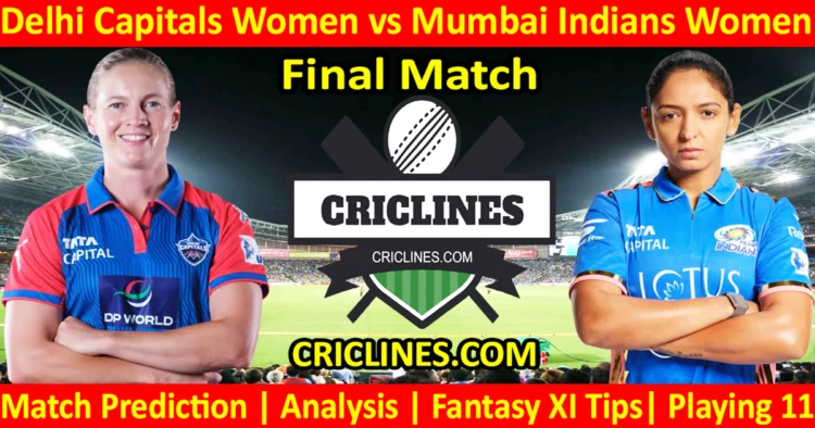 Today Match Prediction-DCW vs MIW-WPL T20 2025-Final Match-Dream11-Who Will Win