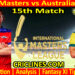 Today Match Prediction-ENGM vs AUSM-IML T20 2025-15th Match-Who Will Win