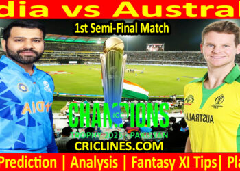 Today Match Prediction-IND vs AUS-ICC Champions Trophy-CT 2025-1st Semi-Final Match-Who Will Win