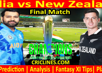 Today Match Prediction-IND vs NZL-ICC Champions Trophy-CT 2025-Final Match-Who Will Win