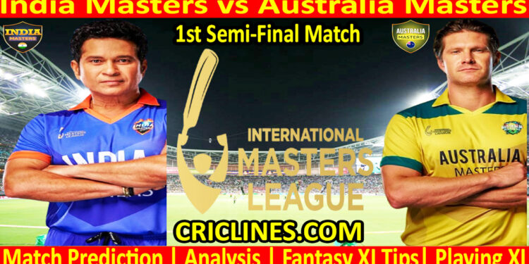 Today Match Prediction-INDM vs AUSM-IML T20 2025-1st Semi-Final Match-Who Will Win