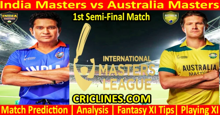 Today Match Prediction-INDM vs AUSM-IML T20 2025-1st Semi-Final Match-Who Will Win