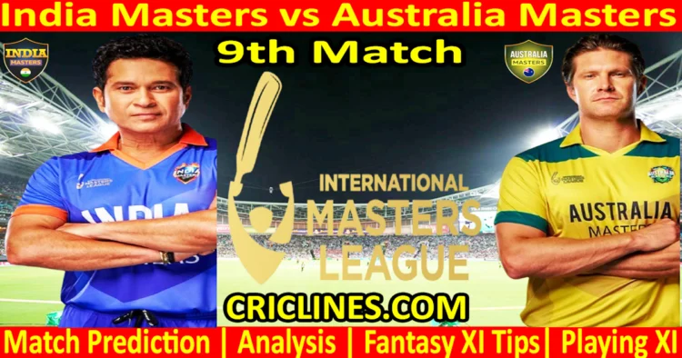 Today Match Prediction-INDM vs AUSM-IML T20 2025-9th Match-Who Will Win
