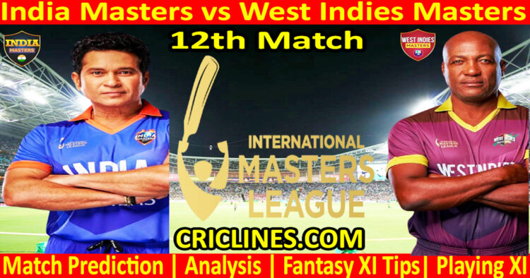 Today Match Prediction-INDM vs WIM-IML T20 2025-12th Match-Who Will Win