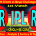 Today Match Prediction-KKR vs RCB-IPL Match Today 2025-1st Match-Venue Details-Dream11-Toss Update-Who Will Win