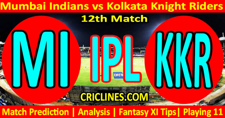 Today Match Prediction-MI vs KKR-IPL Match Today 2025-12th Match-Venue Details-Dream11-Toss Update-Who Will Win
