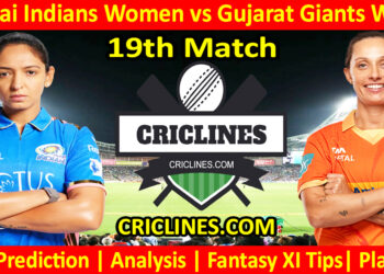 Today Match Prediction-MIW vs GGW-WPL T20 2025-19th Match-Dream11-Who Will Win