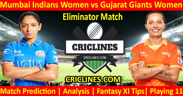 Today Match Prediction-MIW vs GGW-WPL T20 2025-Eliminator Match-Dream11-Who Will Win