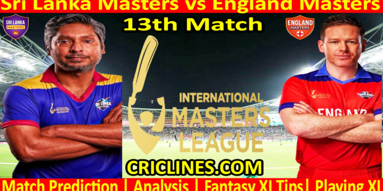 Today Match Prediction-SLM vs ENGM-IML T20 2025-13th Match-Who Will Win