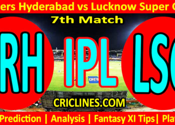 Today Match Prediction-SRH vs LSG-IPL Match Today 2025-7th Match-Venue Details-Dream11-Toss Update-Who Will Win