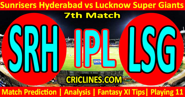 Today Match Prediction-SRH vs LSG-IPL Match Today 2025-7th Match-Venue Details-Dream11-Toss Update-Who Will Win