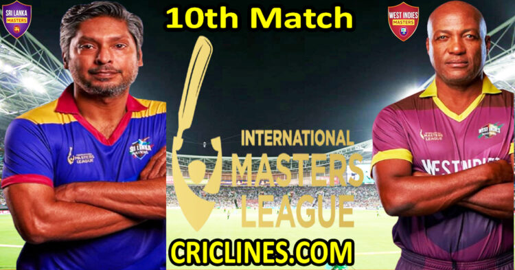 Today Match Prediction-Sri Lanka Masters vs West Indies Masters-IML T20 2025-10th Match-Who Will Win