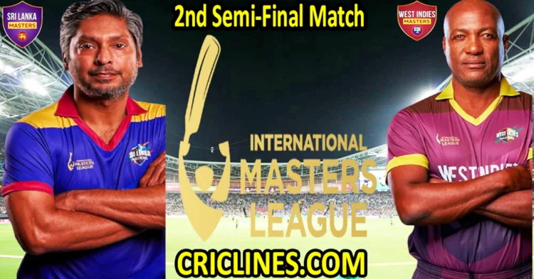 Today Match Prediction-Sri Lanka Masters vs West Indies Masters-IML T20 2025-2nd Semi-Final Match-Who Will Win