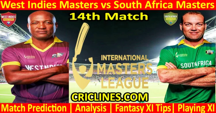 Today Match Prediction-WIM vs SAM-IML T20 2025-14th Match-Who Will Win