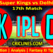 Today Match Prediction-CSK vs DC-IPL Match Today 2025-17th Match-Venue Details-Dream11-Toss Update-Who Will Win