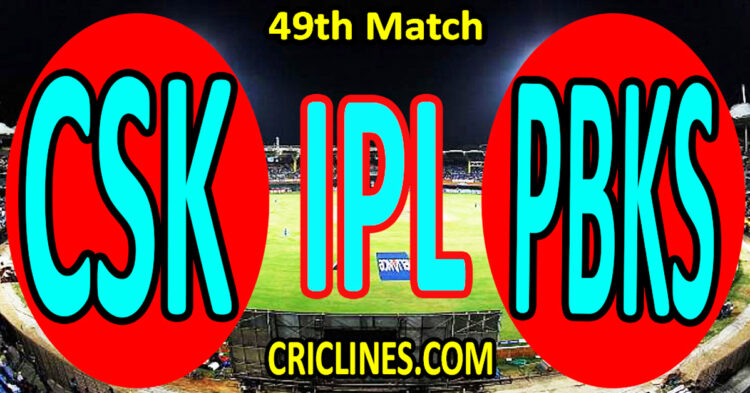 Today Match Prediction-Chennai Super Kings vs Punjab Kings-IPL Match Today 2025-49th Match-Venue Details-Dream11-Toss Update-Who Will Win