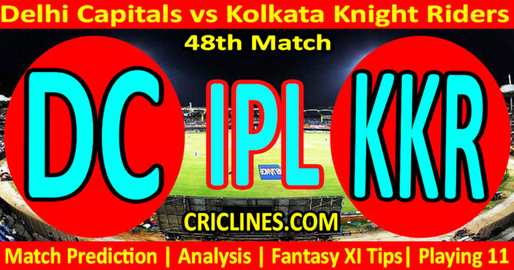 Today Match Prediction-DC vs KKR-IPL Match Today 2025-48th Match-Venue Details-Dream11-Toss Update-Who Will Win