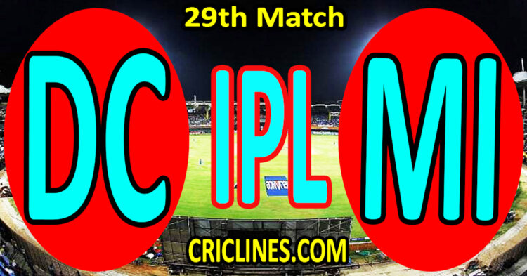 Today Match Prediction-Delhi Capitals vs Mumbai Indians-IPL Match Today 2025-29th Match-Venue Details-Dream11-Toss Update-Who Will Win