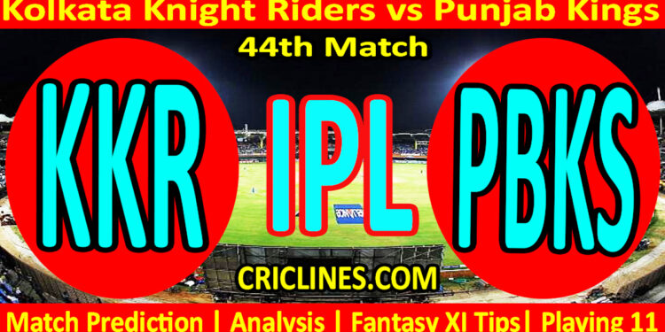 Today Match Prediction-KKR vs PBKS-IPL Match Today 2025-44th Match-Venue Details-Dream11-Toss Update-Who Will Win