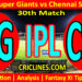 Today Match Prediction-LSG vs CSK-IPL Match Today 2025-30th Match-Venue Details-Dream11-Toss Update-Who Will Win