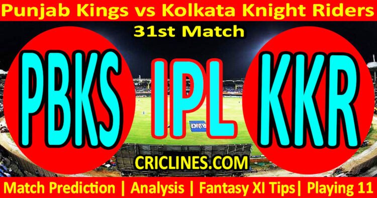 Today Match Prediction-PBKS vs KKR-IPL Match Today 2025-31st Match-Venue Details-Dream11-Toss Update-Who Will Win